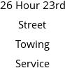 26 Hour 23rd Street Towing Service