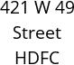 421 W 49 Street HDFC