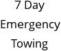 7 Day Emergency Towing