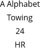 A Alphabet Towing 24 HR