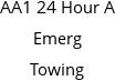 AA1 24 Hour A Emerg Towing