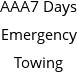 AAA7 Days Emergency Towing