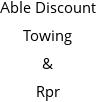 Able Discount Towing & Rpr