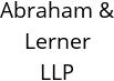 Abraham & Lerner LLP