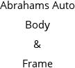 Abrahams Auto Body & Frame