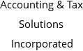 Accounting & Tax Solutions Incorporated