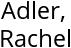 Adler, Rachel