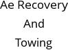 Ae Recovery And Towing