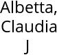 Albetta, Claudia J