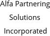 Alfa Partnering Solutions Incorporated