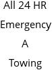 All 24 HR Emergency A Towing