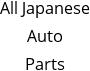 All Japanese Auto Parts