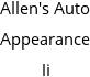 Allen's Auto Appearance Ii