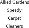 Allied Gardens Speedy Carpet Cleaners