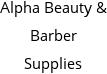 Alpha Beauty & Barber Supplies