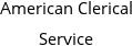 American Clerical Service