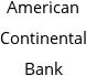 American Continental Bank