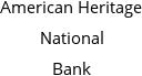 American Heritage National Bank