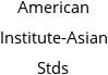 American Institute-Asian Stds