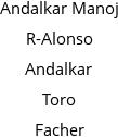 Andalkar Manoj R-Alonso Andalkar Toro Facher