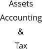 Assets Accounting & Tax