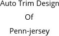 Auto Trim Design Of Penn-jersey