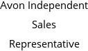 Avon Independent Sales Representative