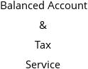 Balanced Account & Tax Service