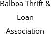 Balboa Thrift & Loan Association