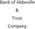 Bank of Abbeville & Trust Company