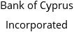 Bank of Cyprus Incorporated