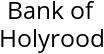 Bank of Holyrood