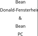 Bean Donald-Fensterheim & Bean PC