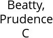 Beatty, Prudence C