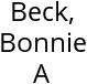 Beck, Bonnie A