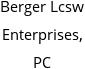 Berger Lcsw Enterprises, PC