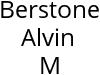 Berstone Alvin M