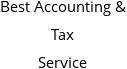 Best Accounting & Tax Service