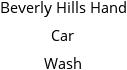 Beverly Hills Hand Car Wash