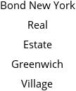 Bond New York Real Estate Greenwich Village