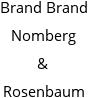 Brand Brand Nomberg & Rosenbaum