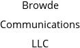 Browde Communications LLC