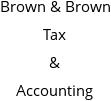 Brown & Brown Tax & Accounting