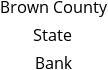 Brown County State Bank