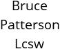 Bruce Patterson Lcsw