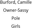 Burford, Camille Owner-Sassy Pole Girls