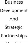 Business Development And Strategic Partnerships Vendini Incorporated