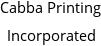 Cabba Printing Incorporated