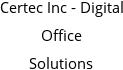 Certec Inc - Digital Office Solutions