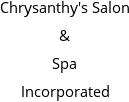 Chrysanthy's Salon & Spa Incorporated